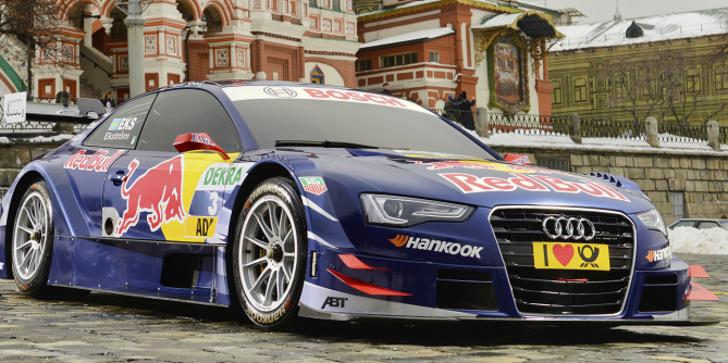 A Special Night on Red Square: Audi A5 DTM in Moscow