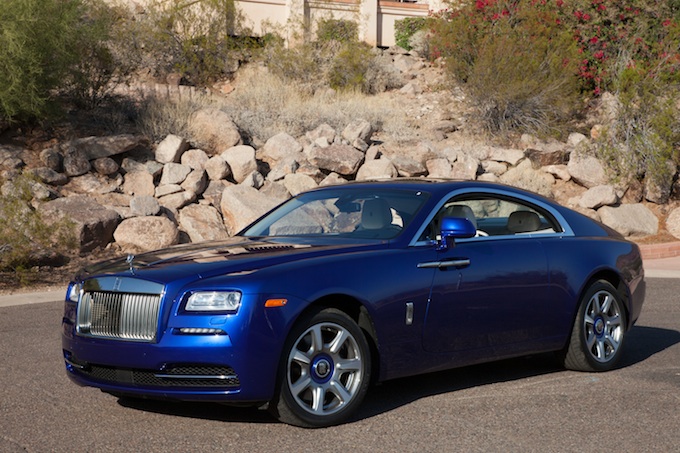 Rolls-Royce Wraith blue