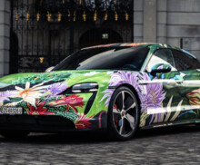 Porsche auctions Taycan Artcar by Richard Phillips for charity